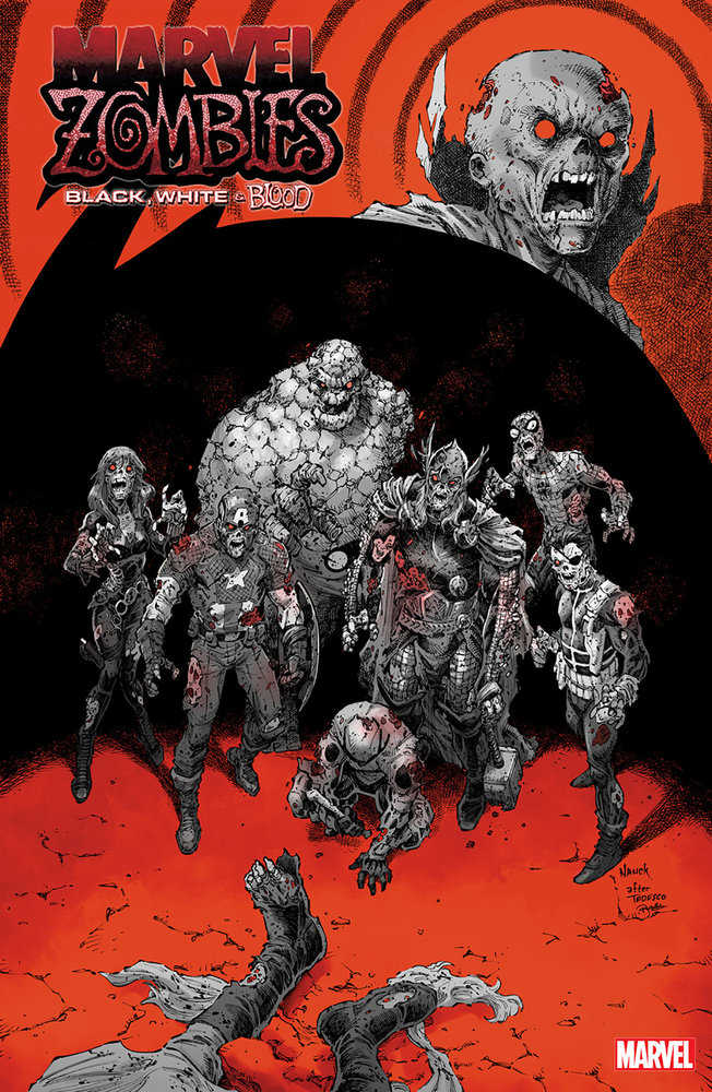 Marvel Zombies: Black, White & Blood 4 Todd Nauck Homage Variant | Dragon's Lair Comics and Fantasy Houston TX