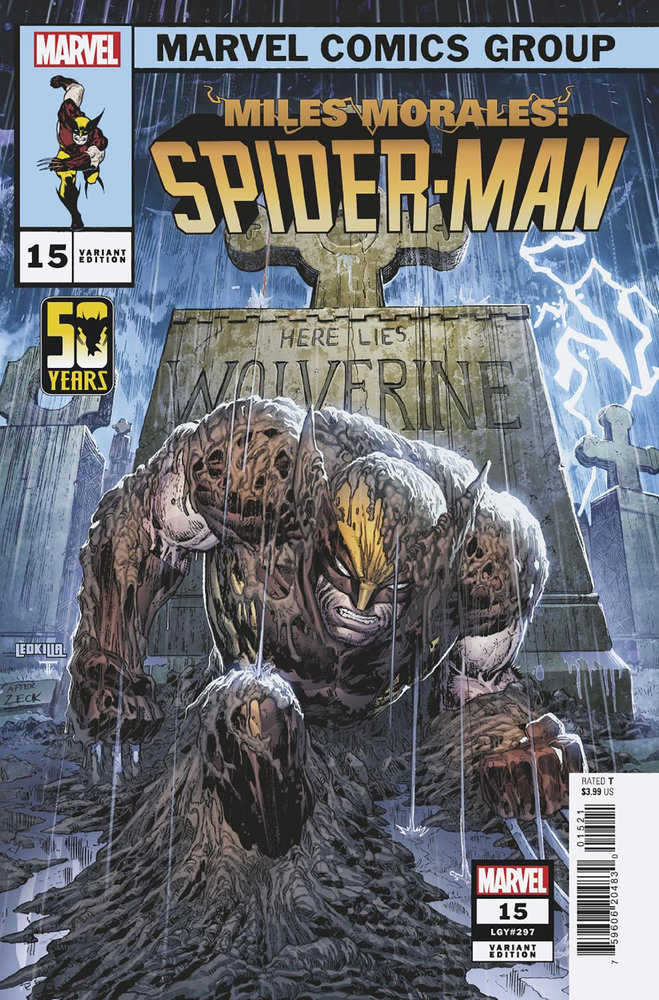 Miles Morales: Spider-Man 15 Ken Lashley Wolverine Wolverine Wolverine Variant [ Gw] | Dragon's Lair Comics and Fantasy Houston TX