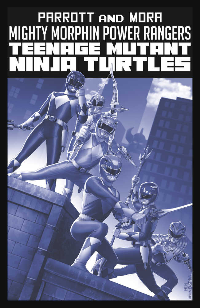 Mmpr Teenage Mutant Ninja Turtles II Black & White Edition #1 Cover B Mmpr Variant Bernardo | Dragon's Lair Comics and Fantasy Houston TX