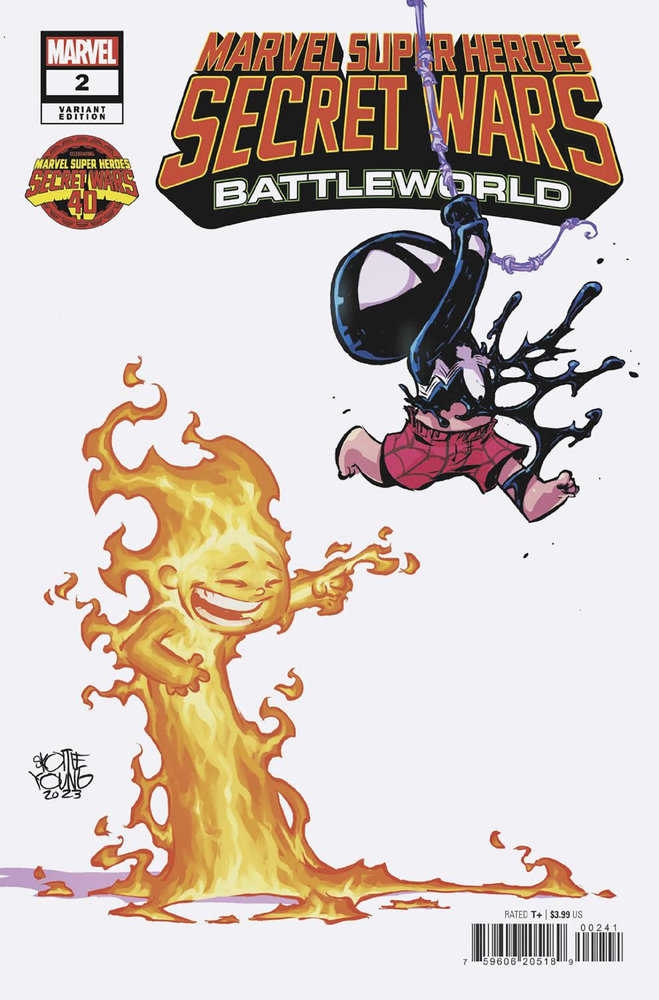 Marvel Super Heroes Secret Wars: Battleworld 2 Skottie Young Variant | Dragon's Lair Comics and Fantasy Houston TX