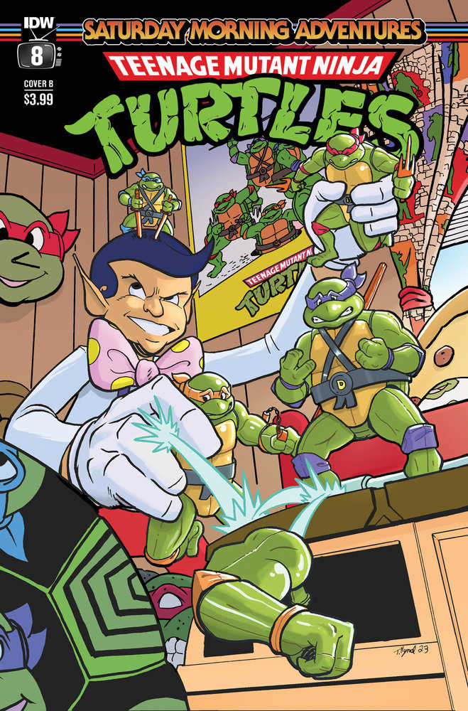 Teenage Mutant Ninja Turtles: Saturday Morning Adventures #8 Variant B (Hymel) | Dragon's Lair Comics and Fantasy Houston TX