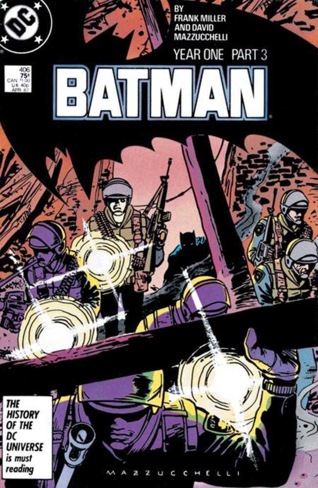 Batman #406 Facsimile Edition Cover A David Mazzucchelli | Dragon's Lair Comics and Fantasy Houston TX