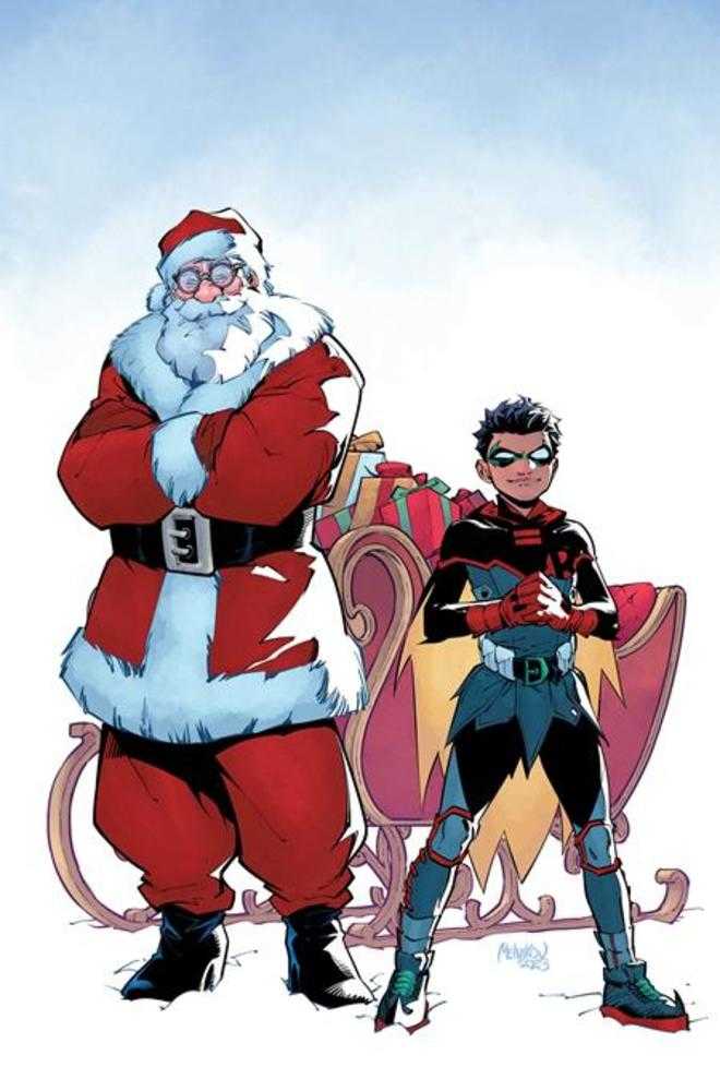 Batman And Robin #4 Cover D Gleb Melnikov Santa Card Stock Variant | Dragon's Lair Comics and Fantasy Houston TX