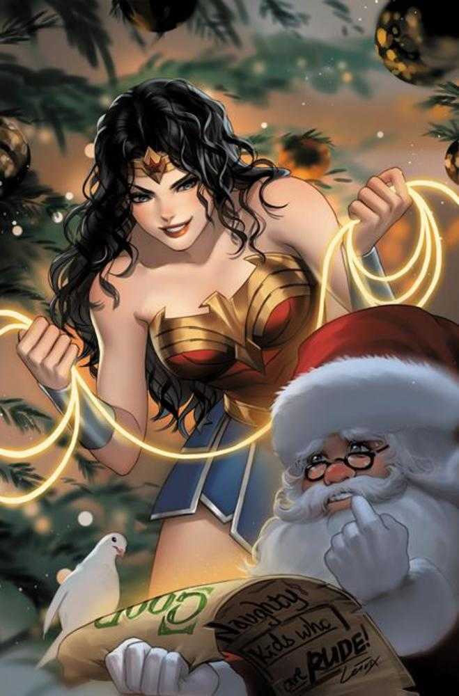 Batman Santa Claus Silent Knight #4 (Of 4) Cover B Lesley Leirix Li Card Stock Variant | Dragon's Lair Comics and Fantasy Houston TX