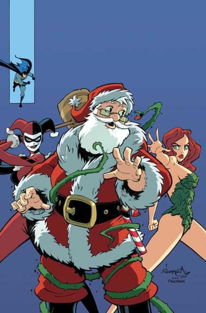 Harley Quinn #35 Cover C Jon Sommariva Santa Card Stock Variant | Dragon's Lair Comics and Fantasy Houston TX