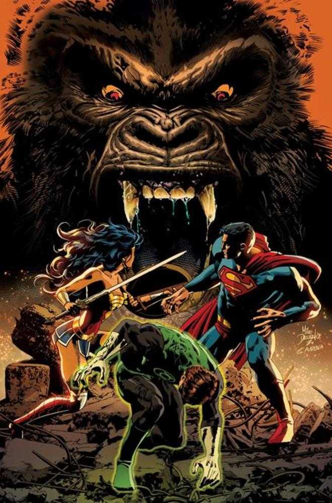 Justice League vs Godzilla vs Kong #3 (Of 7) Cover C Mike Deodato Jr Card Stock Variant | Dragon's Lair Comics and Fantasy Houston TX