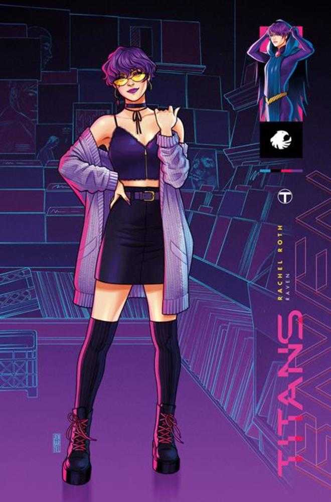 Titans #6 Cover B Jen Bartel Card Stock Variant | Dragon's Lair Comics and Fantasy Houston TX