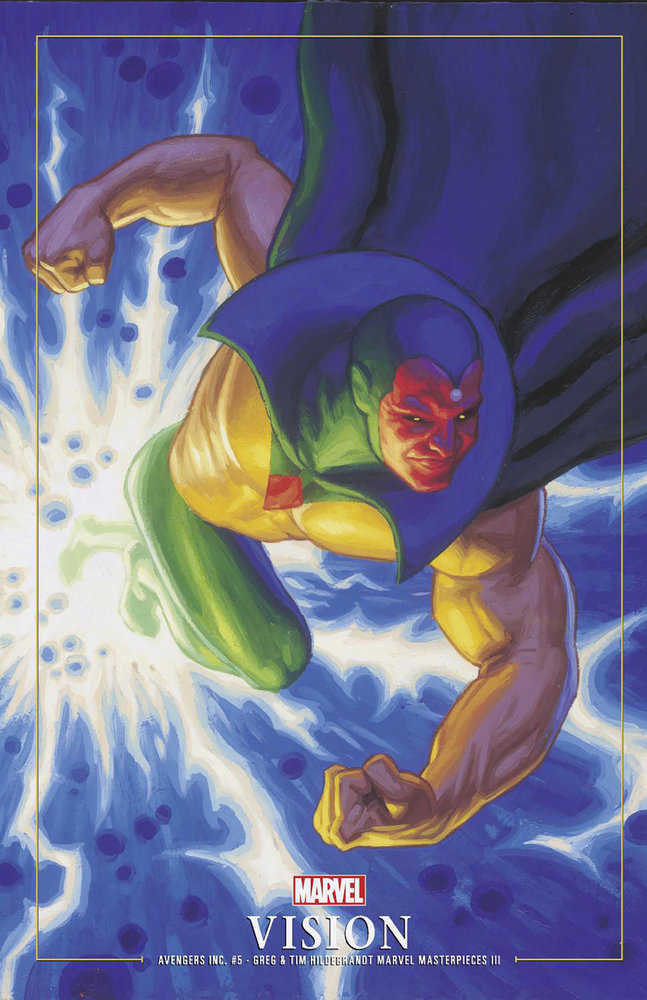 Avengers Inc. 5 Greg And Tim Hildebrandt Vision Marvel Masterpieces III Variant | Dragon's Lair Comics and Fantasy Houston TX