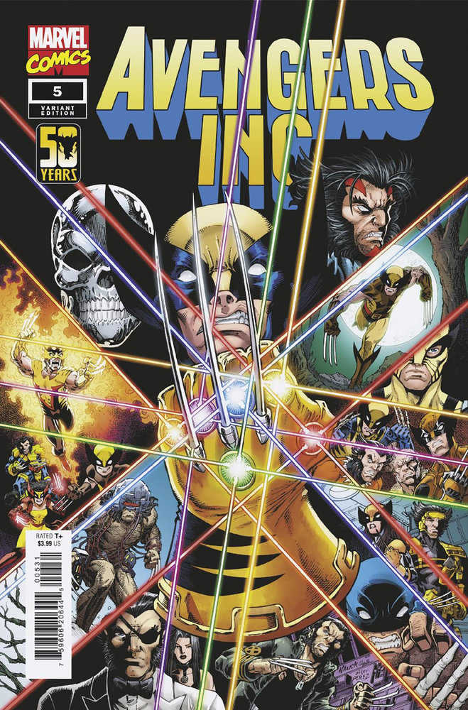 Avengers Inc. 5 Todd Nauck Wolverine Wolverine Wolverine Variant | Dragon's Lair Comics and Fantasy Houston TX