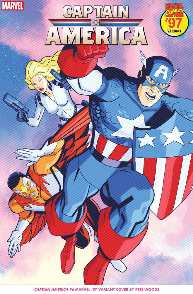 Captain America 6 Pete Woods Marvel 97 Variant | Dragon's Lair Comics and Fantasy Houston TX