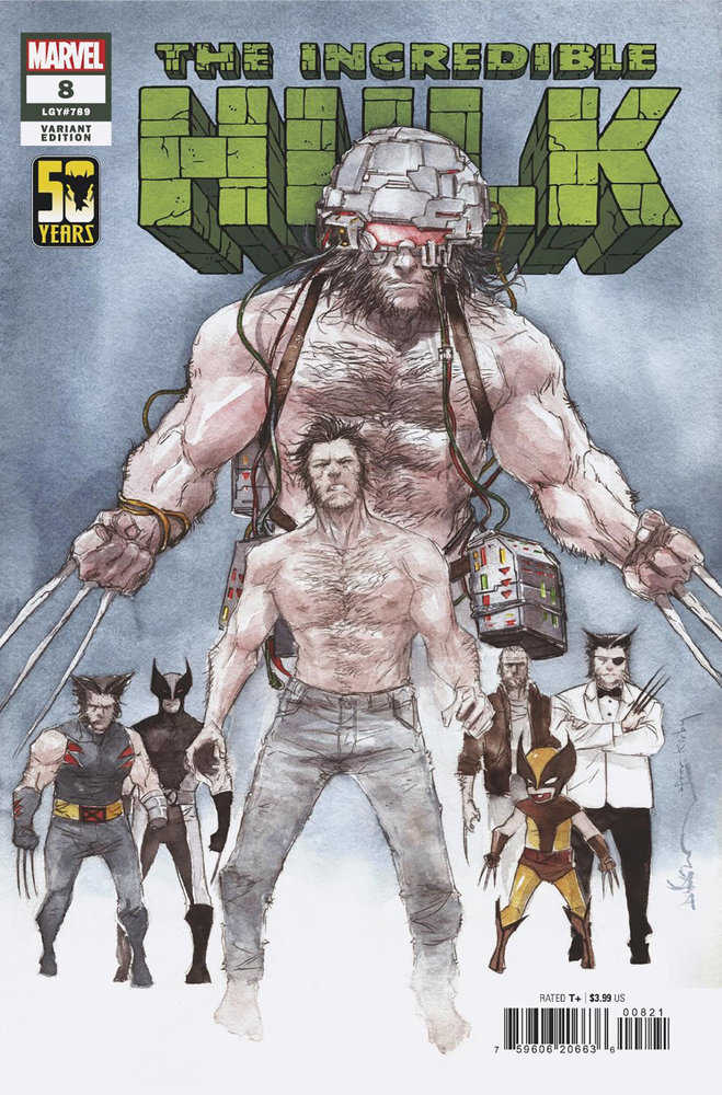 Incredible Hulk 8 Dustin Nguyen Wolverine Wolverine Wolverine Variant | Dragon's Lair Comics and Fantasy Houston TX