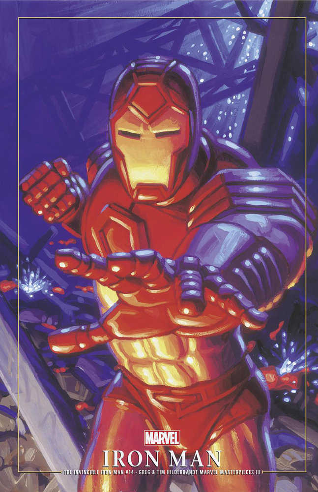 Invincible Iron Man 14 Greg And Tim Hildebrandt Iron Man Marvel Masterpieces III Variant | Dragon's Lair Comics and Fantasy Houston TX