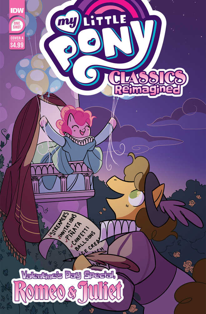 My Little Pony: Classics Reimagined--Valentine'S Day Special, Romeo & Juliet Cover A (Ayoub) | Dragon's Lair Comics and Fantasy Houston TX