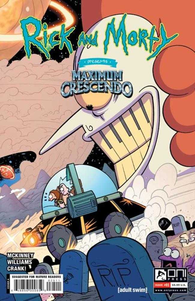 Rick And Morty Presents Maximum Crescendo #1 Cover A Jarrett Williams (Mature) | Dragon's Lair Comics and Fantasy Houston TX