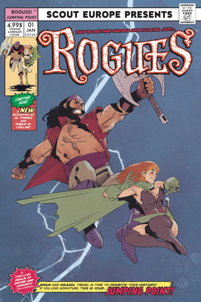 Rogues #1 (Of 24) Cover B Pablo M Collar Variant | Dragon's Lair Comics and Fantasy Houston TX