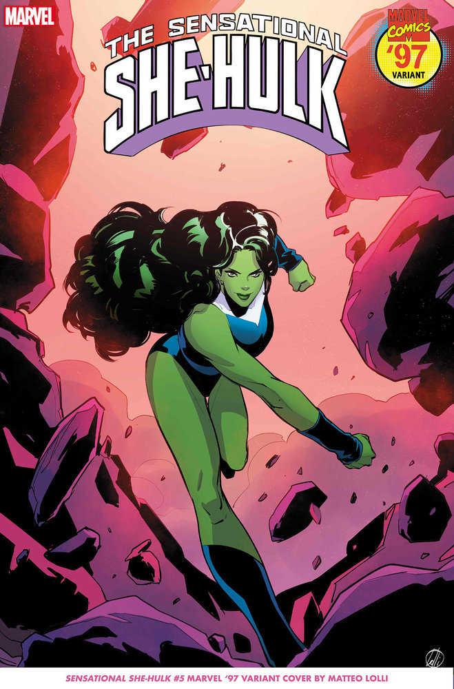 Sensational She-Hulk 5 Matteo Lolli Marvel 97 Variant | Dragon's Lair Comics and Fantasy Houston TX