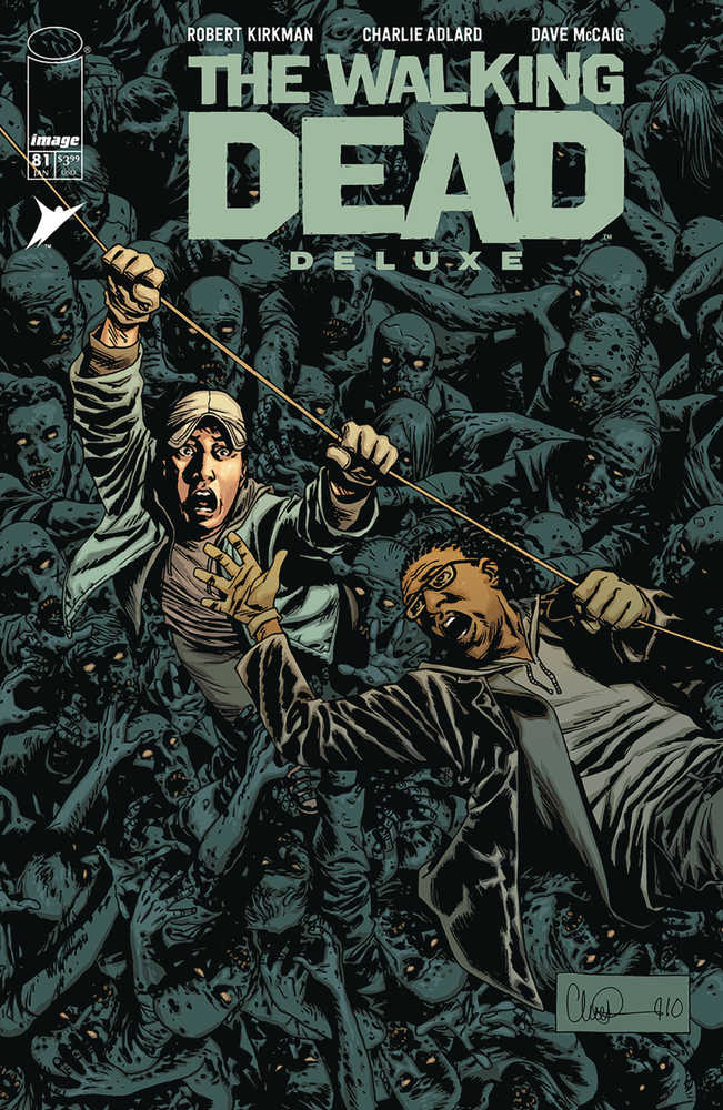 Walking Dead Deluxe #81  Cover B Charlie Adlard & Dave Mccaig Variant (Mature) | Dragon's Lair Comics and Fantasy Houston TX