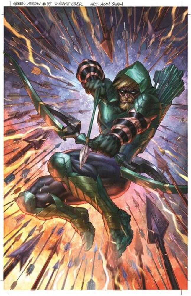 Green Arrow #8 (Of 12) Cover B Alan Quah Card Stock Variant | Dragon's Lair Comics and Fantasy Houston TX