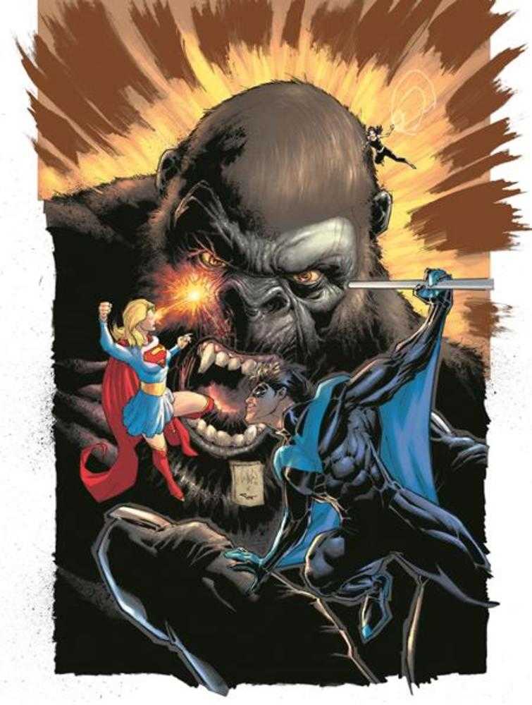 Justice League vs Godzilla vs Kong #4 (Of 7) Cover B Whilce Portacio Kong Card Stock Variant | Dragon's Lair Comics and Fantasy Houston TX