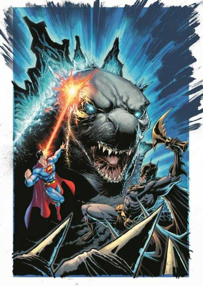 Justice League vs Godzilla vs Kong #4 (Of 7) Cover C Whilce Portacio Godzilla Card Stock Variant | Dragon's Lair Comics and Fantasy Houston TX