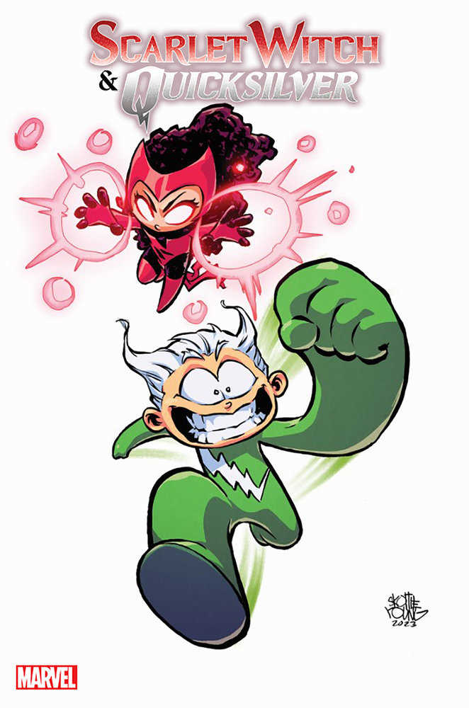 Scarlet Witch & Quicksilver 1 Skottie Young Variant | Dragon's Lair Comics and Fantasy Houston TX