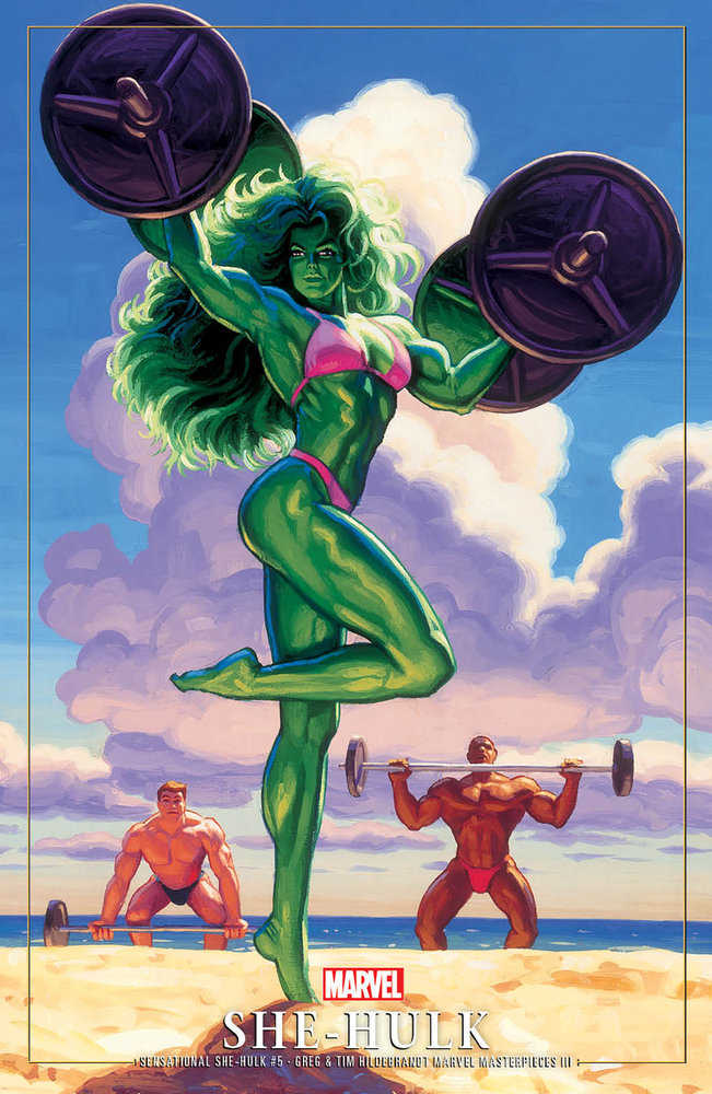 Sensational She-Hulk 5 Greg And Tim Hildebrandt She-Hulk Marvel Masterpieces III Variant | Dragon's Lair Comics and Fantasy Houston TX