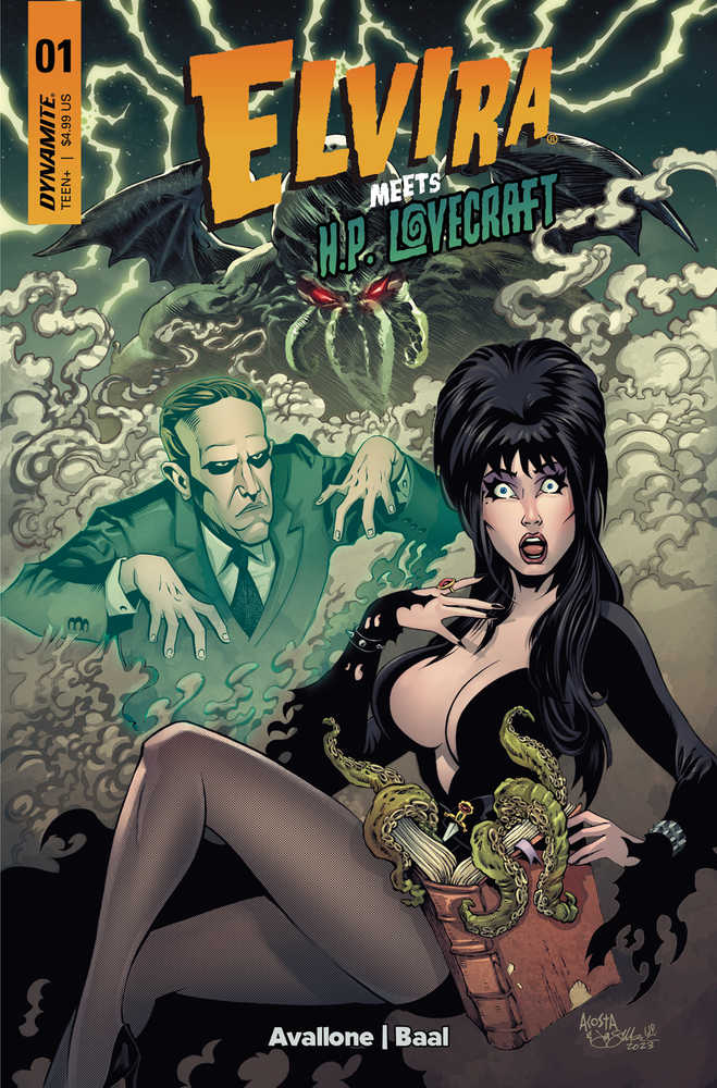 Elvira Meets Hp Lovecraft #1 Cover A Acosta | Dragon's Lair Comics and Fantasy Houston TX