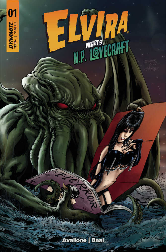 Elvira Meets Hp Lovecraft #1 Cover B Baal | Dragon's Lair Comics and Fantasy Houston TX