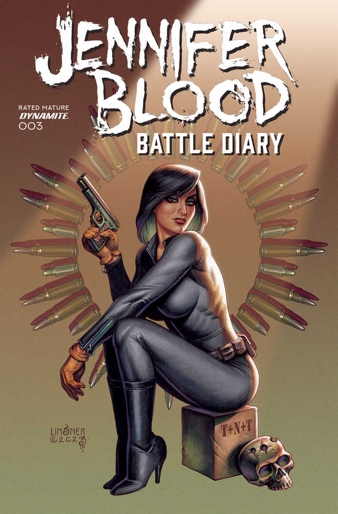 Jennifer Blood Battle Diary #3 Cover A Linsner (Mature) | Dragon's Lair Comics and Fantasy Houston TX