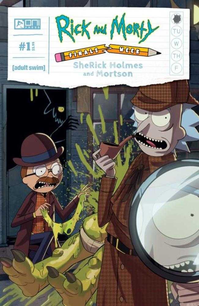 Rick And Morty Presents Finals Week Sherick Holmes And Mortson #1 (Of 5) Cover A Priscilla Tramontano (Mature) | Dragon's Lair Comics and Fantasy Houston TX