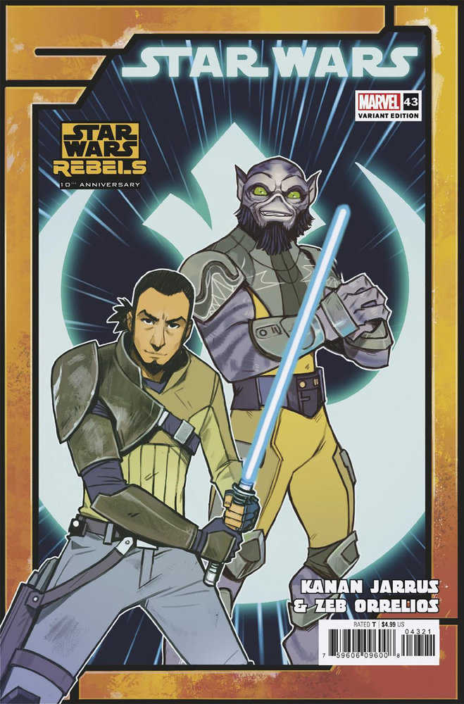 Star Wars 43 Caspar Wijngaard Jarrus And Zeb Rebels 10th Anniversary Variant | Dragon's Lair Comics and Fantasy Houston TX