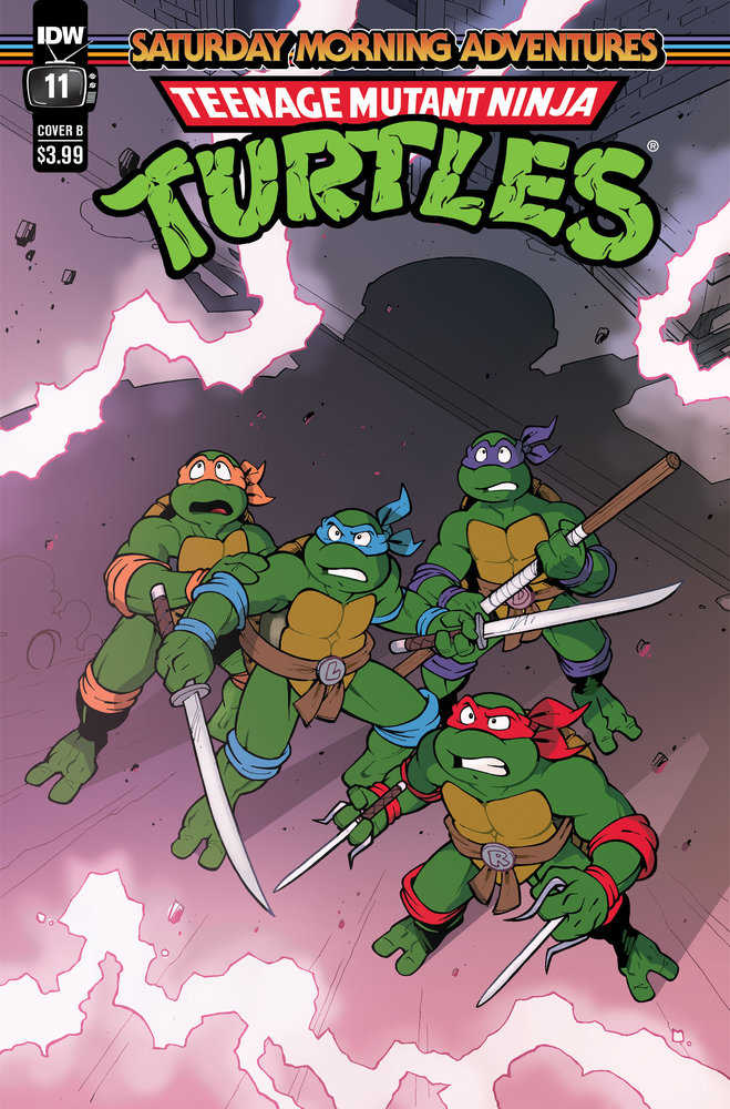 Teenage Mutant Ninja Turtles: Saturday Morning Adventures #11 Variant B (Lawrence) | Dragon's Lair Comics and Fantasy Houston TX