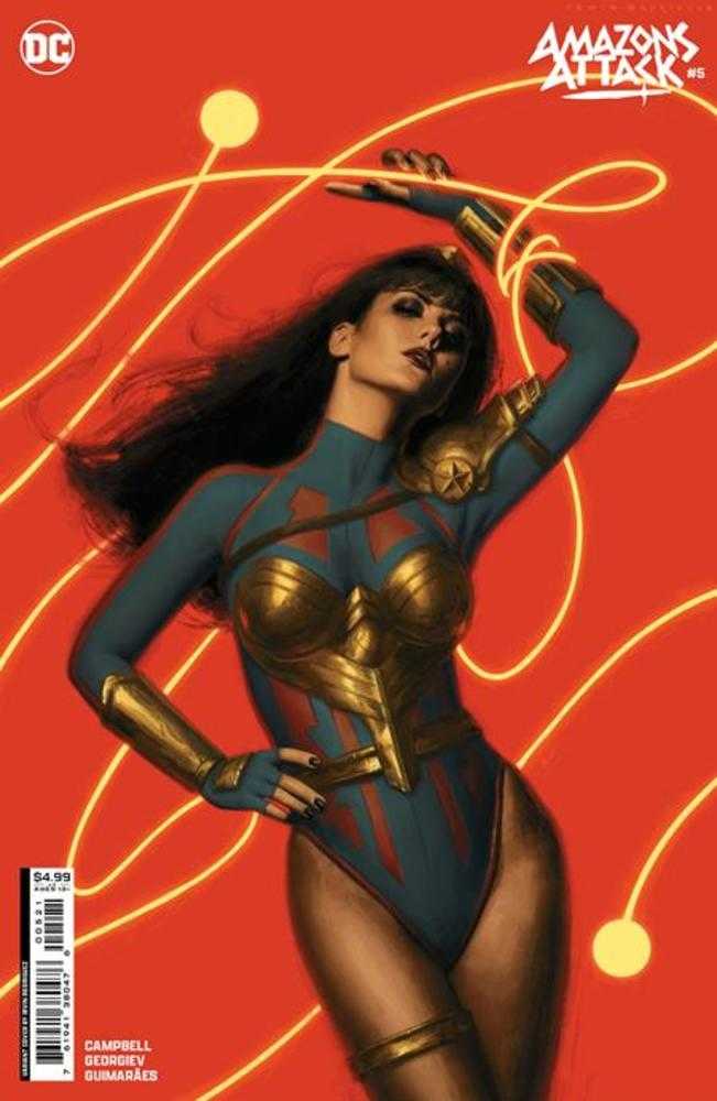 Amazons Attack #5 Cover B Irvin Rodriguez Card Stock Variant | Dragon's Lair Comics and Fantasy Houston TX