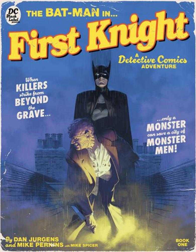 The Bat-Man First Knight #1 (Of 3) Cover C Marc Aspinall Pulp Novel Variant (Mature) | Dragon's Lair Comics and Fantasy Houston TX