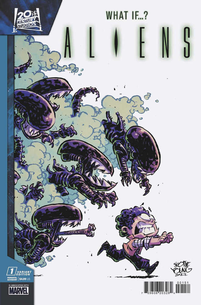 Aliens: What If...? #1 Skottie Young Variant | Dragon's Lair Comics and Fantasy Houston TX