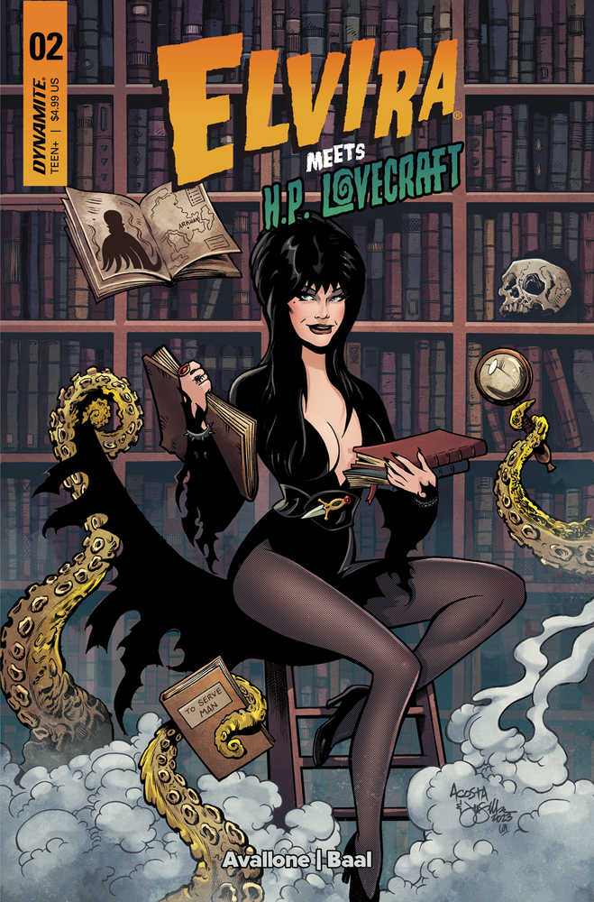 Elvira Meets Hp Lovecraft #2 Cover A Acosta | Dragon's Lair Comics and Fantasy Houston TX