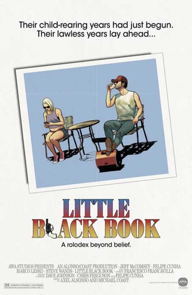 Little Black Book #1 (Of 4) Cover C Chris Ferguson & Felipe Cunha Movie Poster Homage Variant (Mature) | Dragon's Lair Comics and Fantasy Houston TX