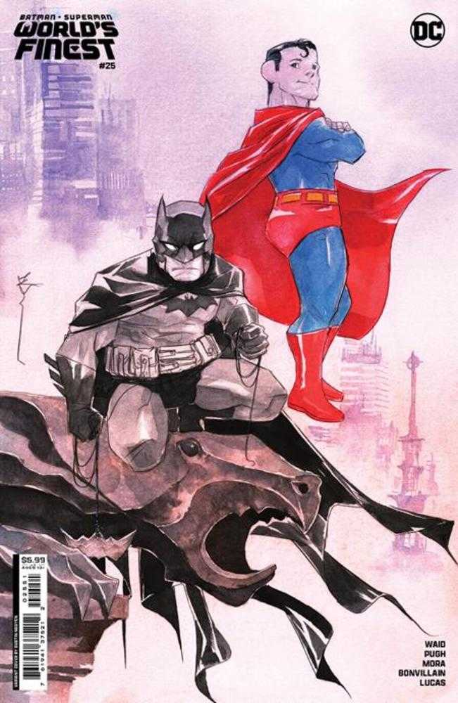 Batman Superman Worlds Finest #25 Cover C Dustin Nguyen Card Stock Variant | Dragon's Lair Comics and Fantasy Houston TX