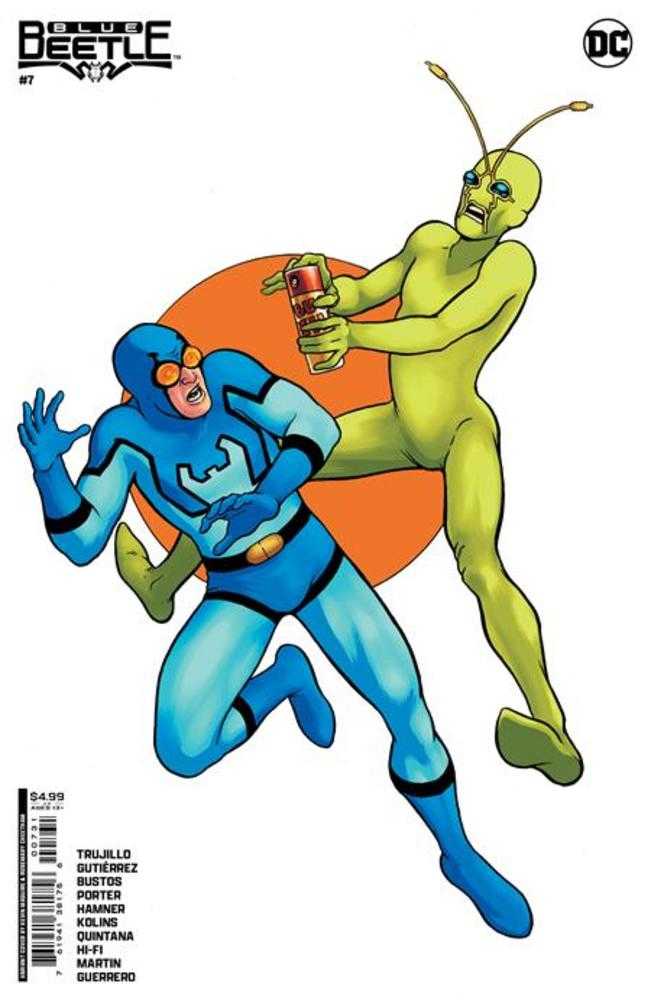 Blue Beetle #7 Cover B Kevin Maguire Card Stock Variant | Dragon's Lair Comics and Fantasy Houston TX