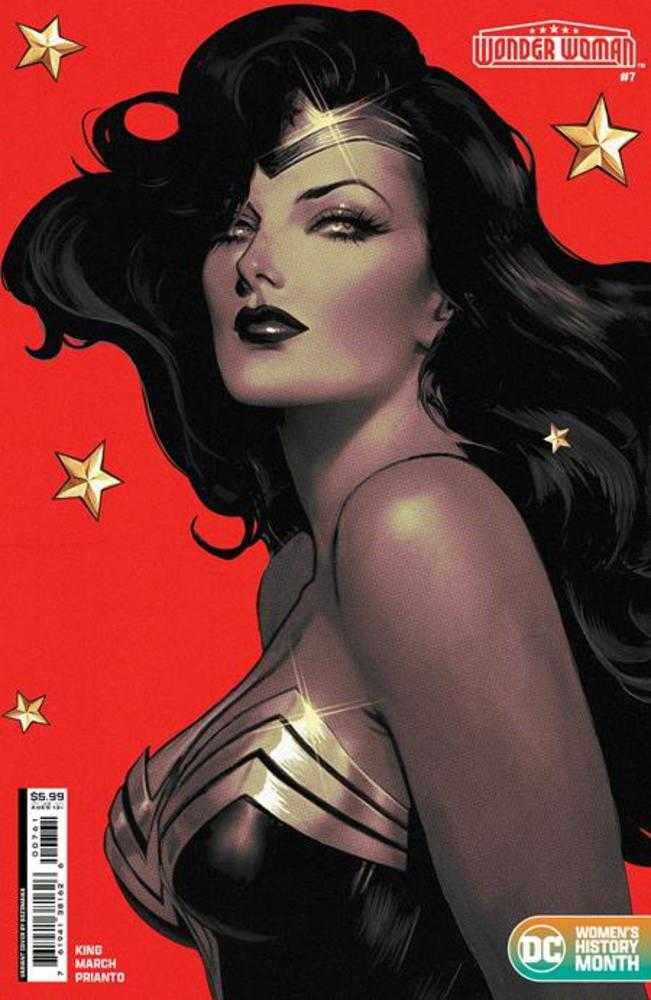 Wonder Woman #7 Cover D Sozomaika Womens History Month Card Stock Variant | Dragon's Lair Comics and Fantasy Houston TX