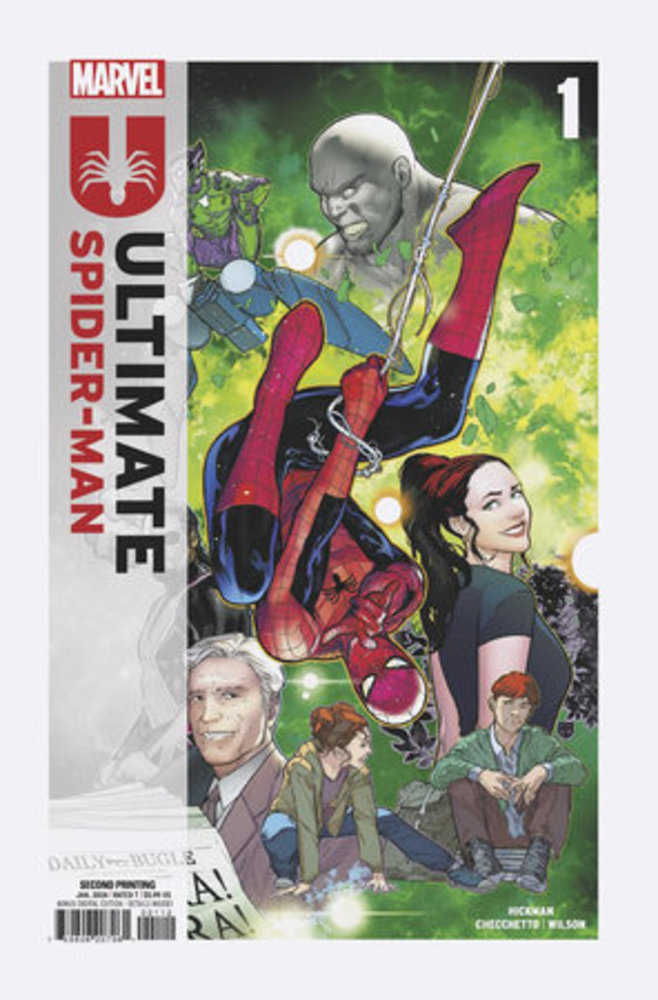 Ultimate Spider-Man #1 2nd Print Silva Variant | Dragon's Lair Comics and Fantasy Houston TX