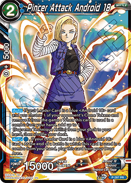 Pincer Attack Android 18 (P-297) [Tournament Promotion Cards] | Dragon's Lair Comics and Fantasy Houston TX