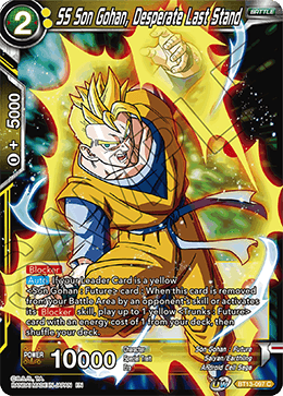 SS Son Gohan, Desperate Last Stand (Common) (BT13-097) [Supreme Rivalry] | Dragon's Lair Comics and Fantasy Houston TX