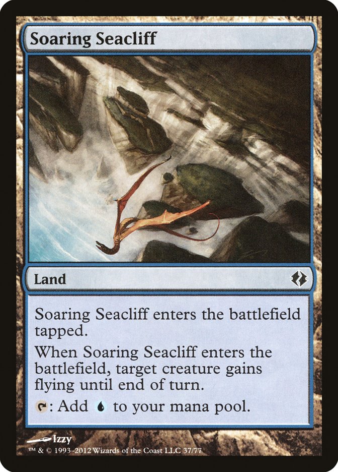 Soaring Seacliff [Duel Decks: Venser vs. Koth] | Dragon's Lair Comics and Fantasy Houston TX