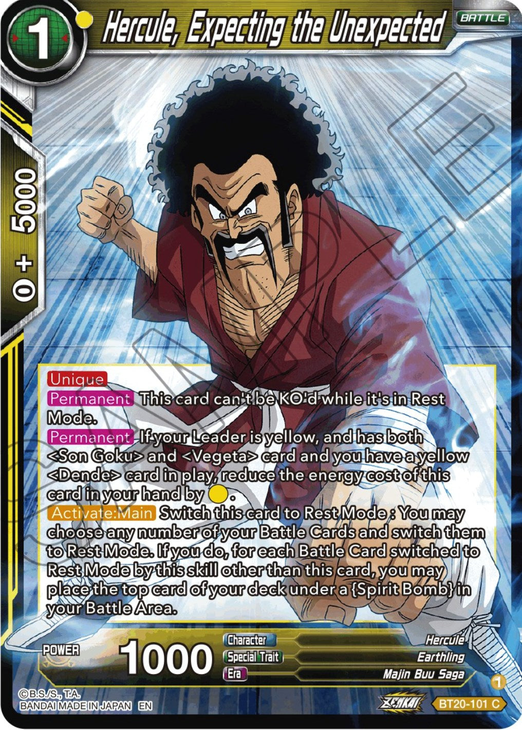 Hercule, Expecting the Unexpected (BT20-101) [Power Absorbed] | Dragon's Lair Comics and Fantasy Houston TX