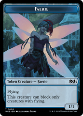 Faerie // Food (0012) Double-Sided Token [Wilds of Eldraine Tokens] | Dragon's Lair Comics and Fantasy Houston TX