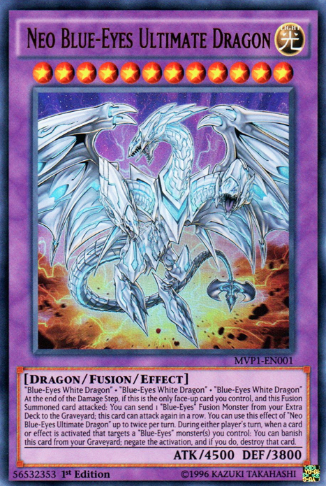 Neo Blue-Eyes Ultimate Dragon [MVP1-EN001] Ultra Rare | Dragon's Lair Comics and Fantasy Houston TX