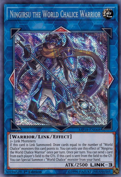 Ningirsu the World Chalice Warrior [MP18-EN068] Secret Rare | Dragon's Lair Comics and Fantasy Houston TX