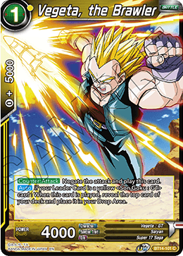 Vegeta, the Brawler (BT14-101) [Cross Spirits] | Dragon's Lair Comics and Fantasy Houston TX