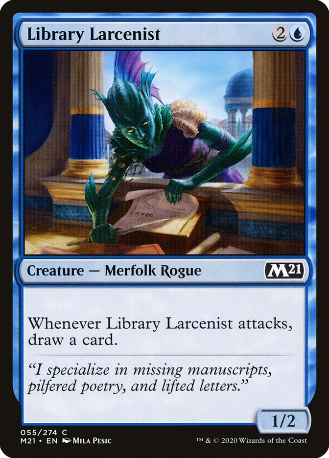 Library Larcenist [Core Set 2021] | Dragon's Lair Comics and Fantasy Houston TX